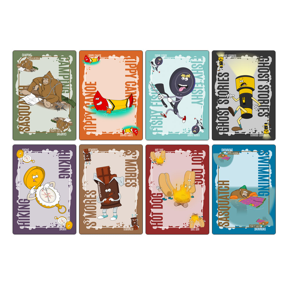 Camping with Sasquatch Card Game