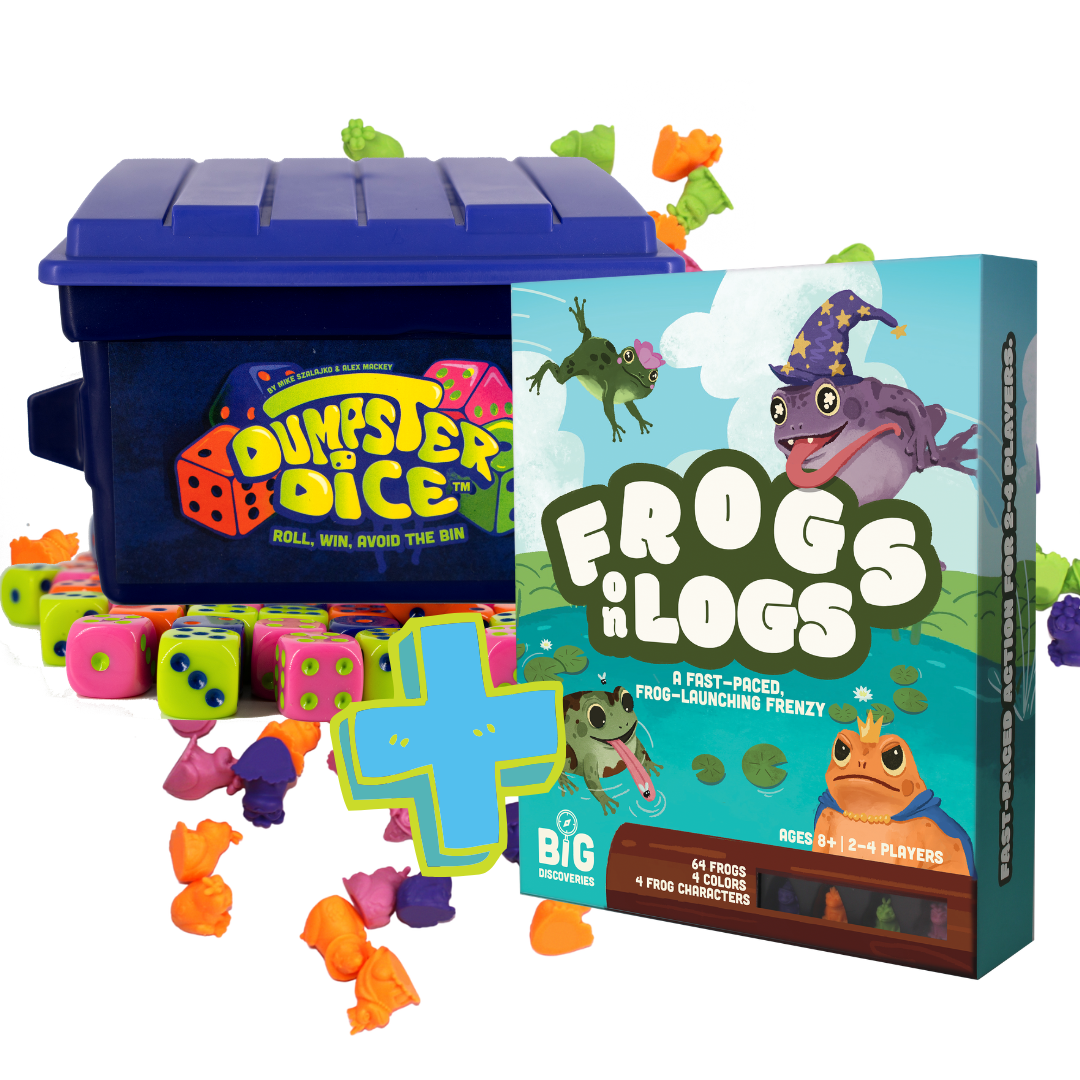 Dumpster Dice + Frogs on Logs Bundle