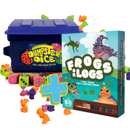 Dumpster Dice + Frogs on Logs Bundle