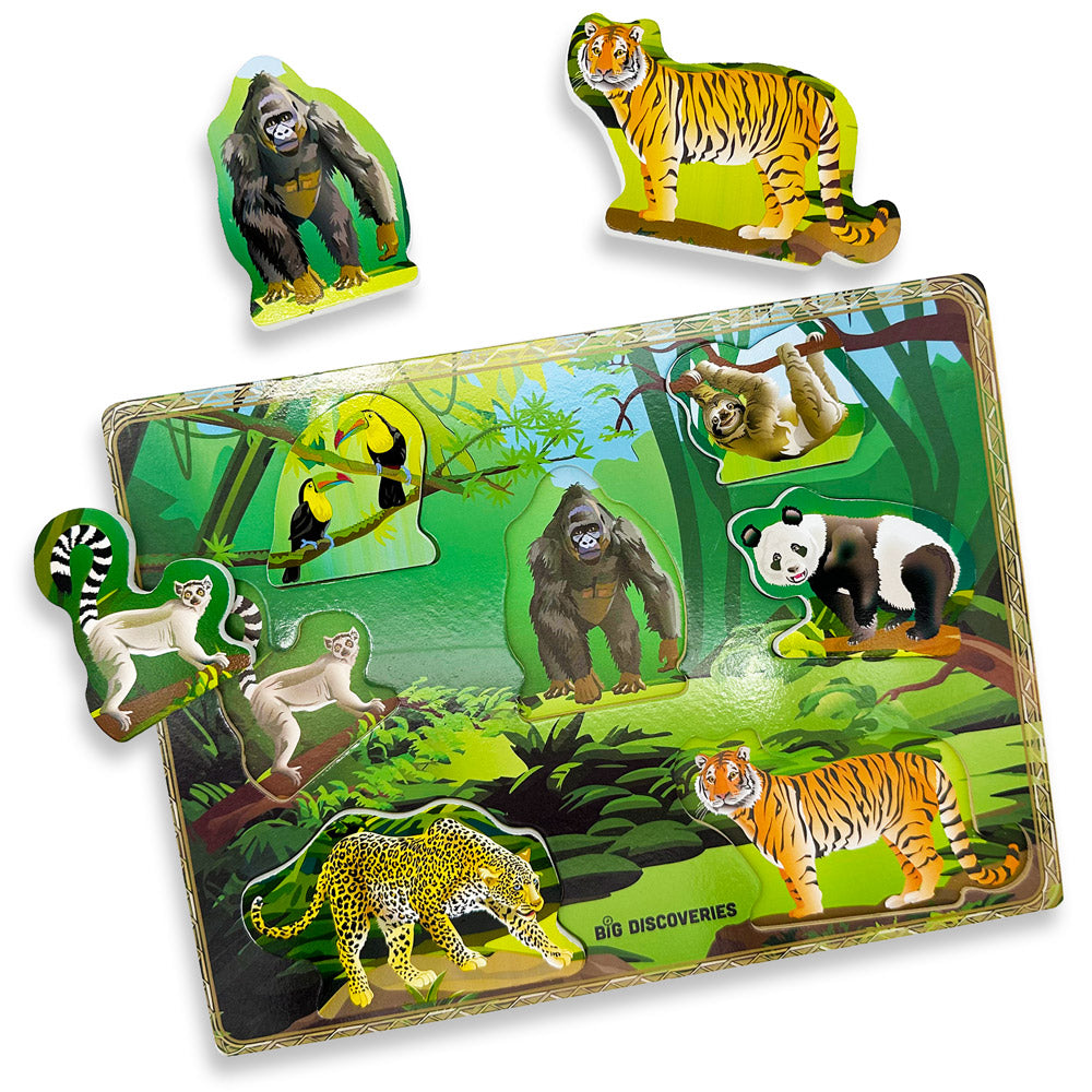 Wooden Puzzle - Jungle Animals