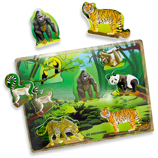 Wooden Puzzle - Jungle Animals