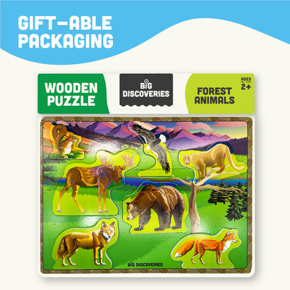 Wooden Puzzle - Forest Animals