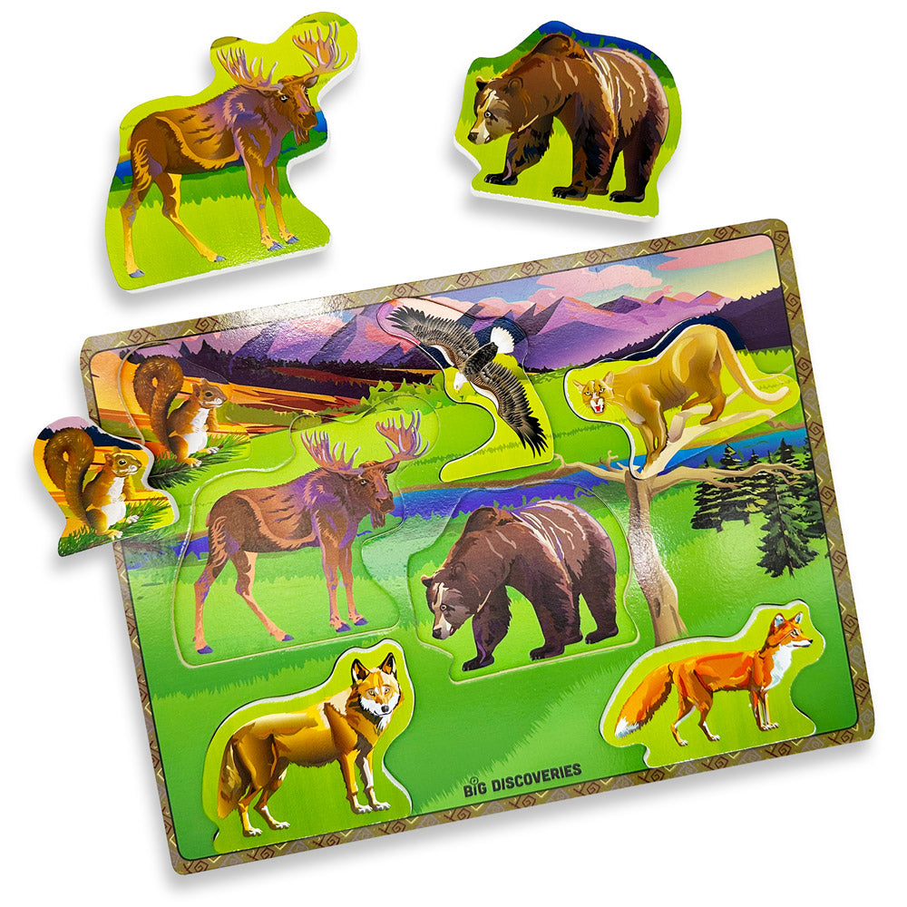 Wooden Puzzle - Forest Animals