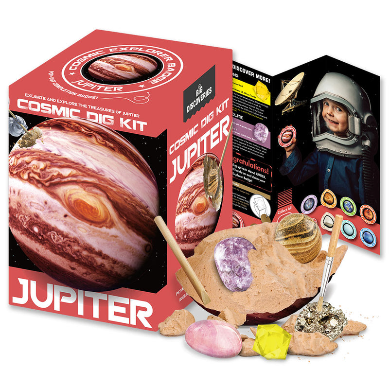 Solar Well Dig Kit Cosmic Dig Kit (Jupiter) - Solar System Excavation Kits for Kids