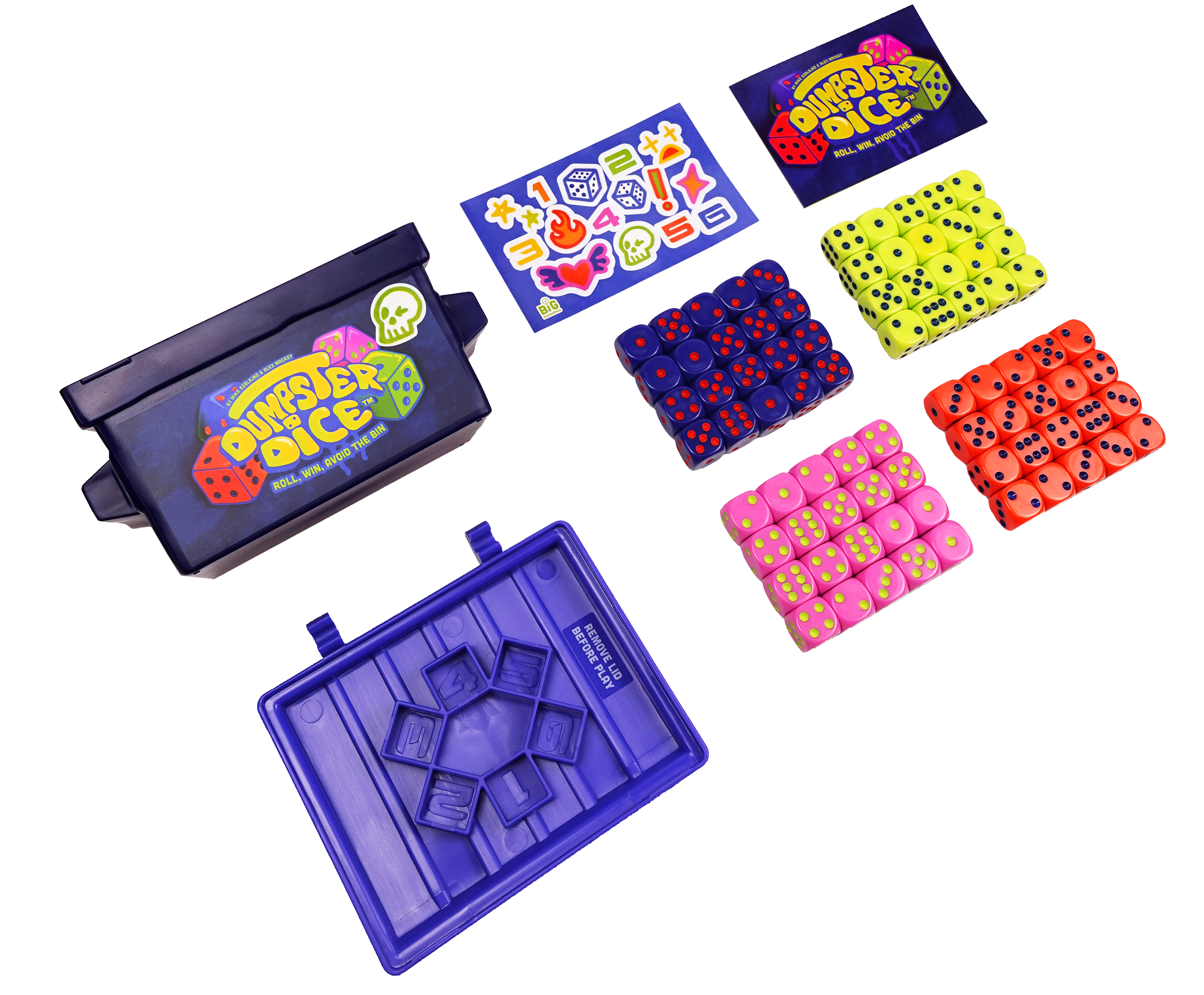 Dumpster Dice + Frogs on Logs Bundle