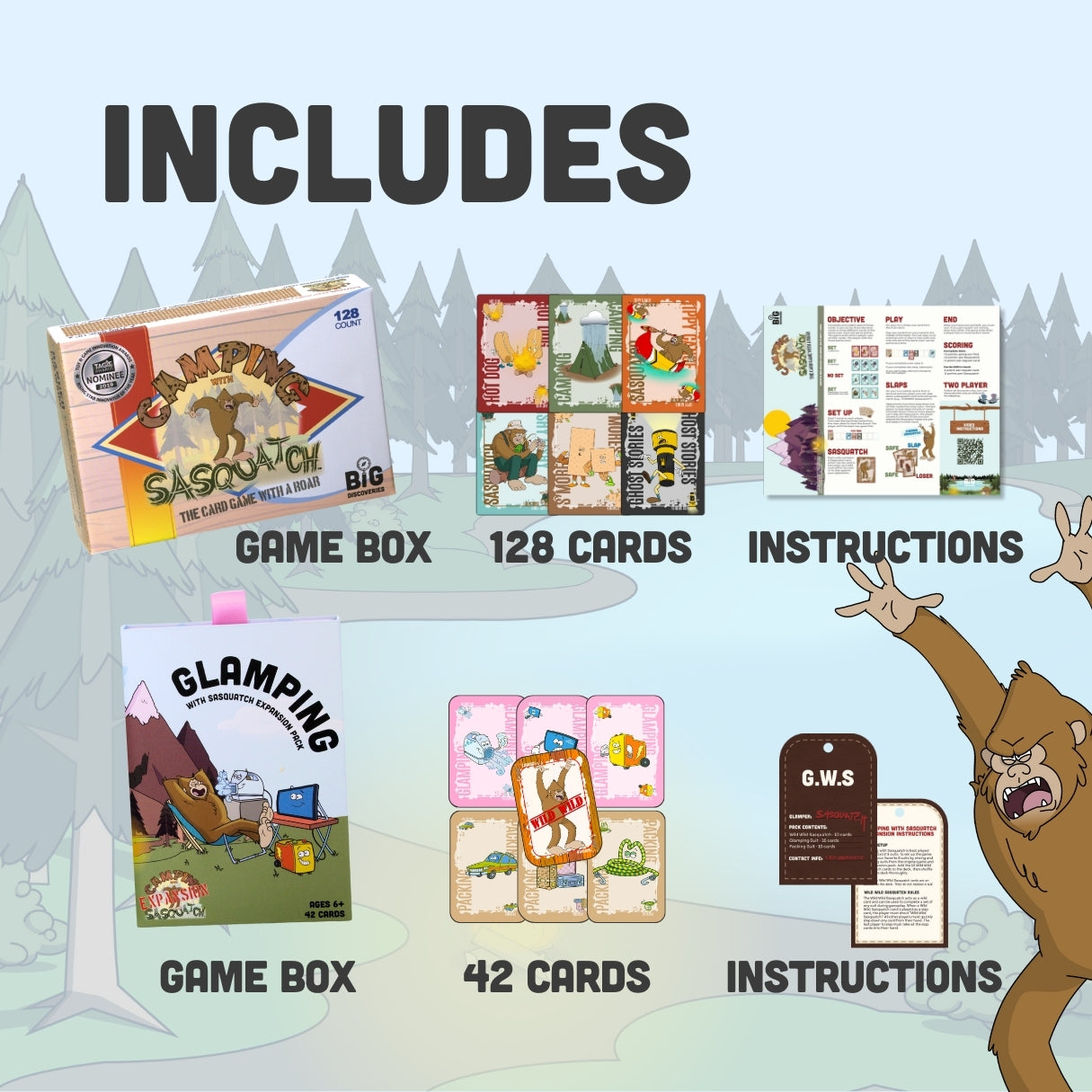 Camping with Sasquatch Expansion Bundle