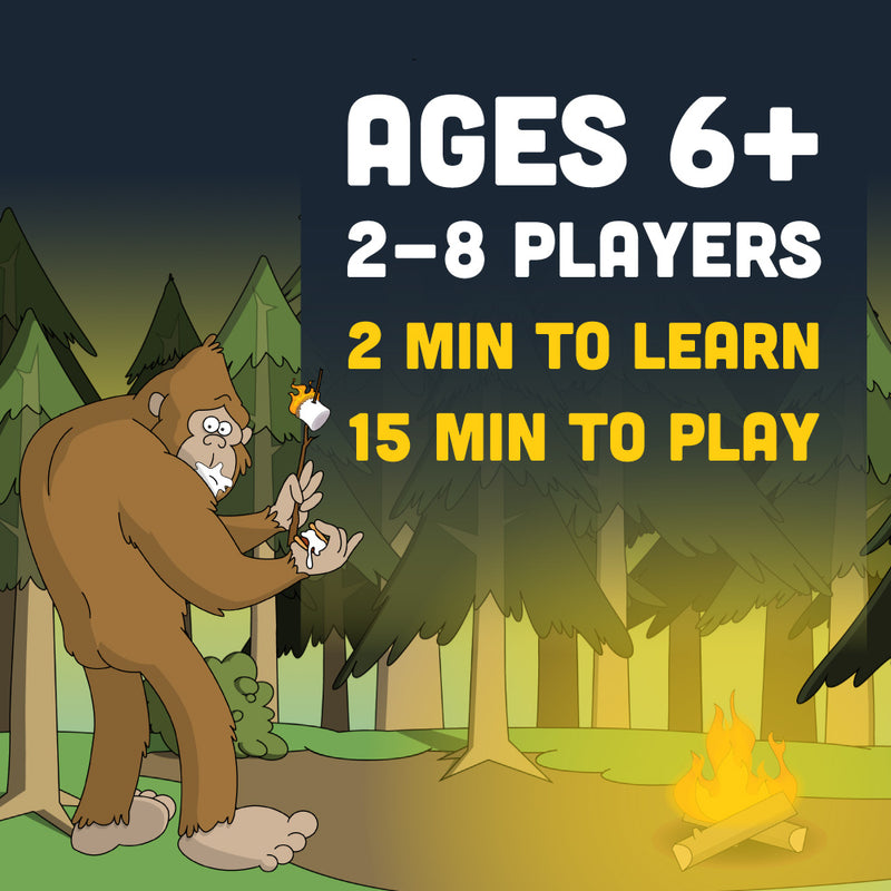 Camping with Sasquatch Card Game