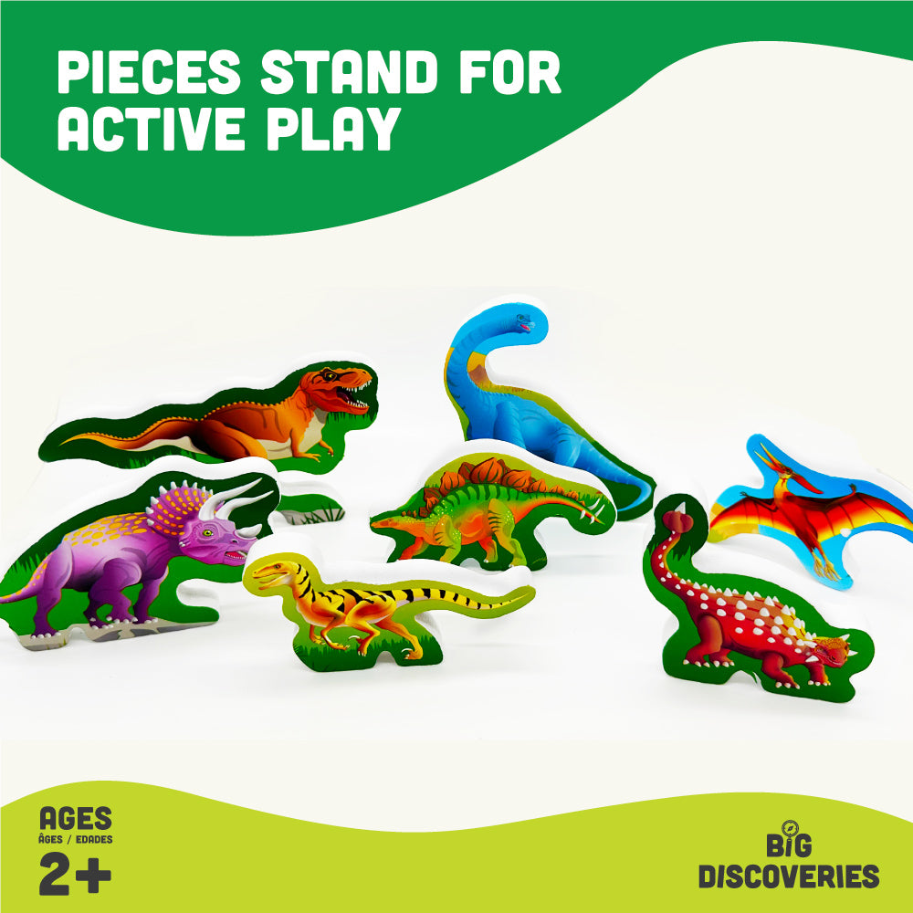 Wooden Puzzle - Jurassic Dinos