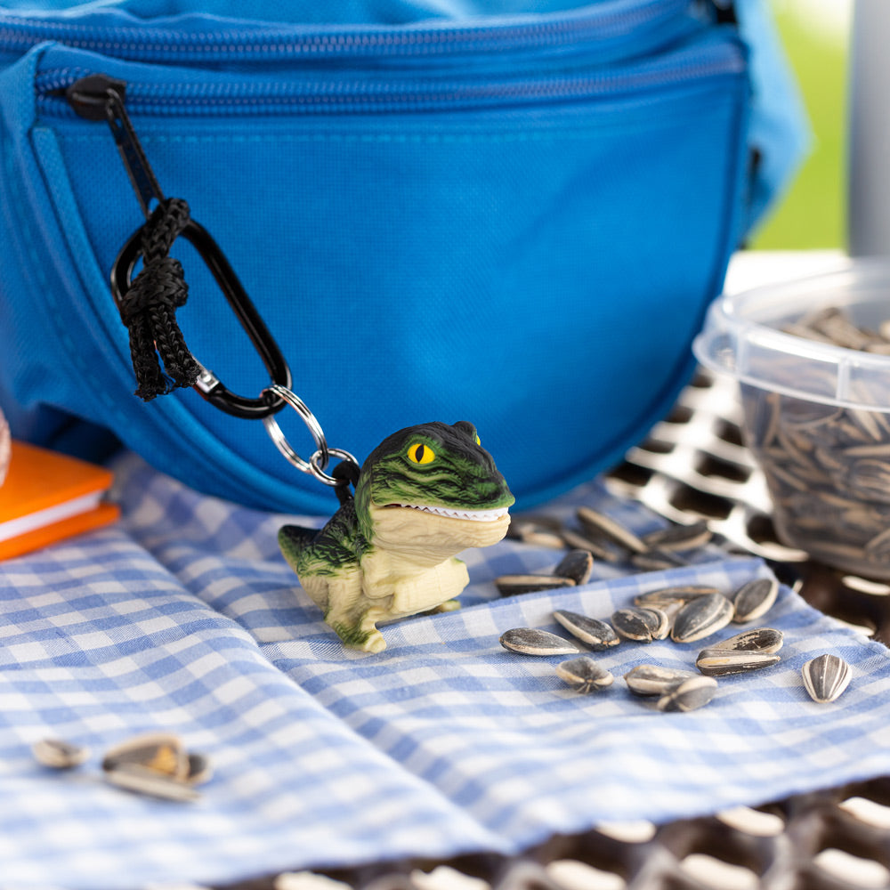 Big Discoveries T-Rex WildLight - Fun Mini Animal Carabiner Flashlight